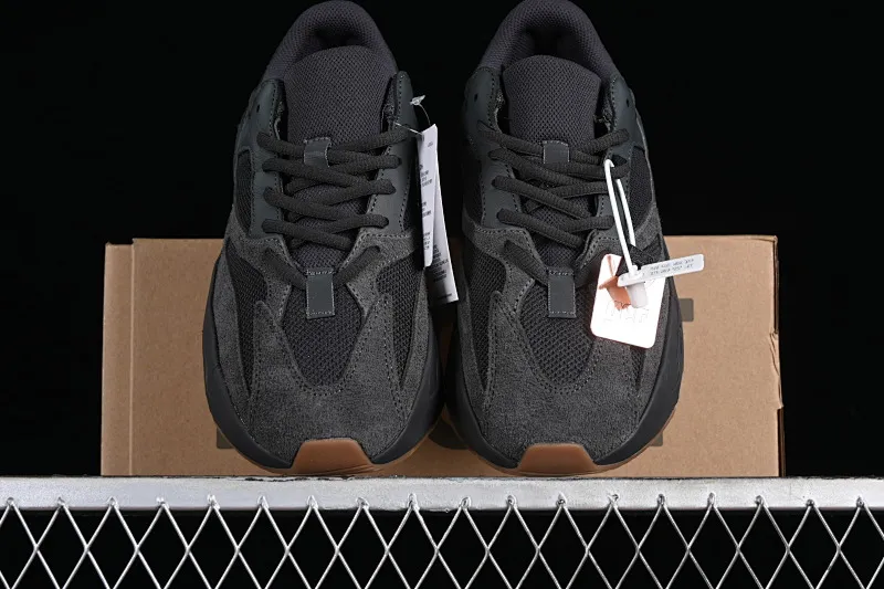 All Categories Ad Yeezy Coconut Series G Version Ad Yeezy Boost 700 V2 "Utility Black" FV5304 Kanye Coconut 700 3M Reflective Running Shoes